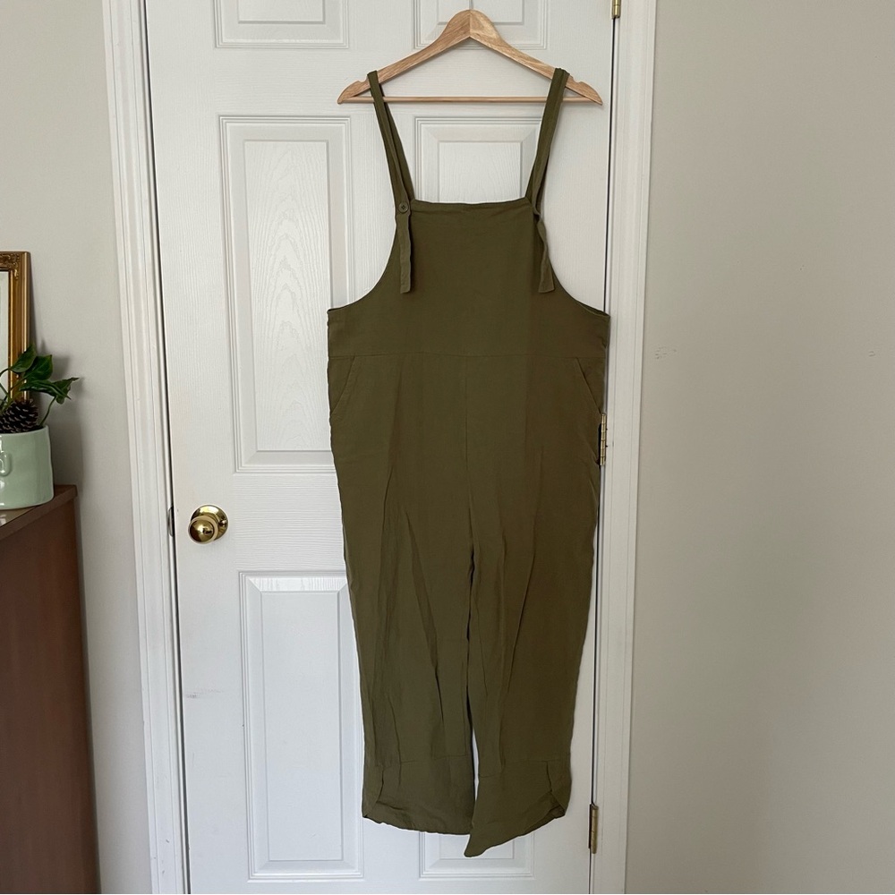 Olive Green Women's Jumpsuit